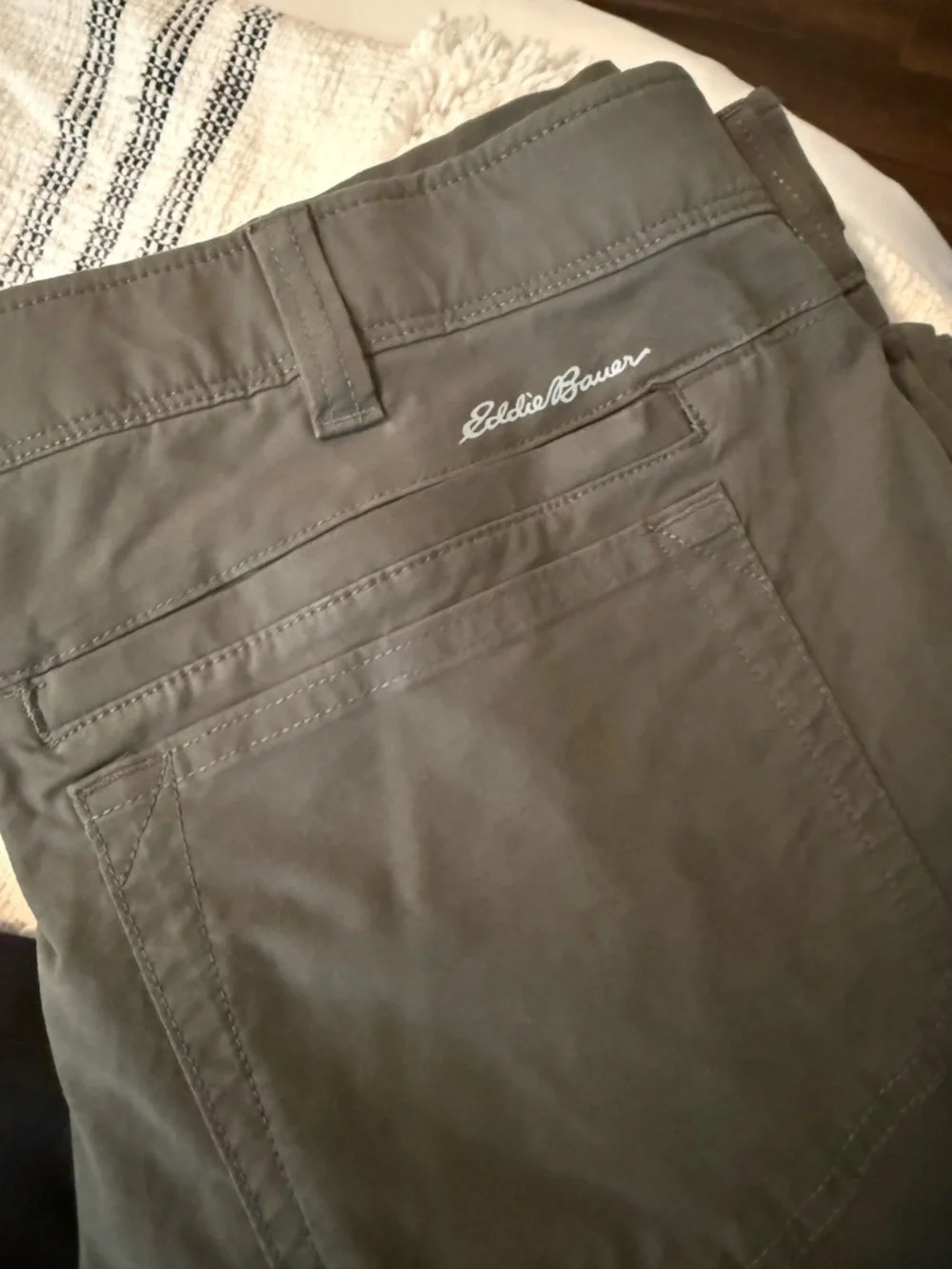 Eddie Bauer Gray Utility Pants 36x32 - Picture 1 of 2